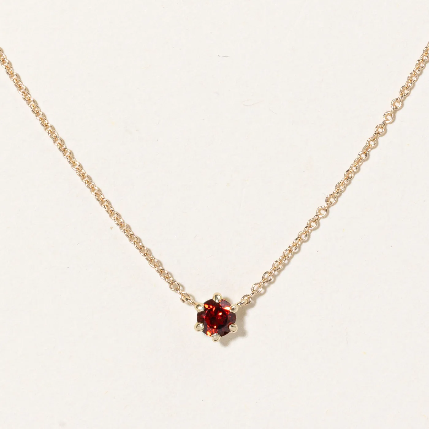 100 Ways' Mozambique Garnet Pendant Necklace | 0.33ct | 18" |