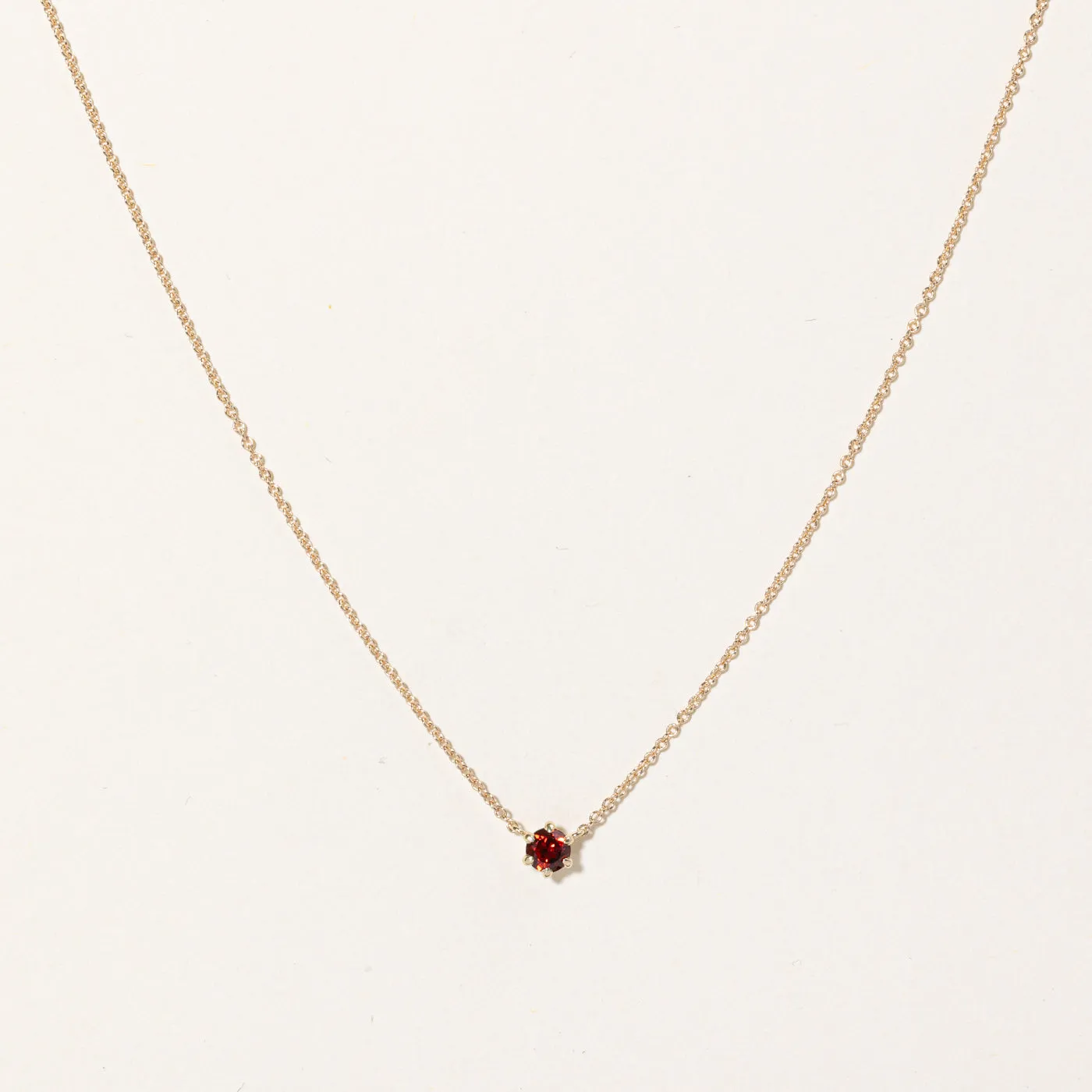 100 Ways' Mozambique Garnet Pendant Necklace | 0.33ct | 18" |