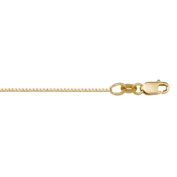 10K Yellow Gold 20" Light Weight Box Link Chain