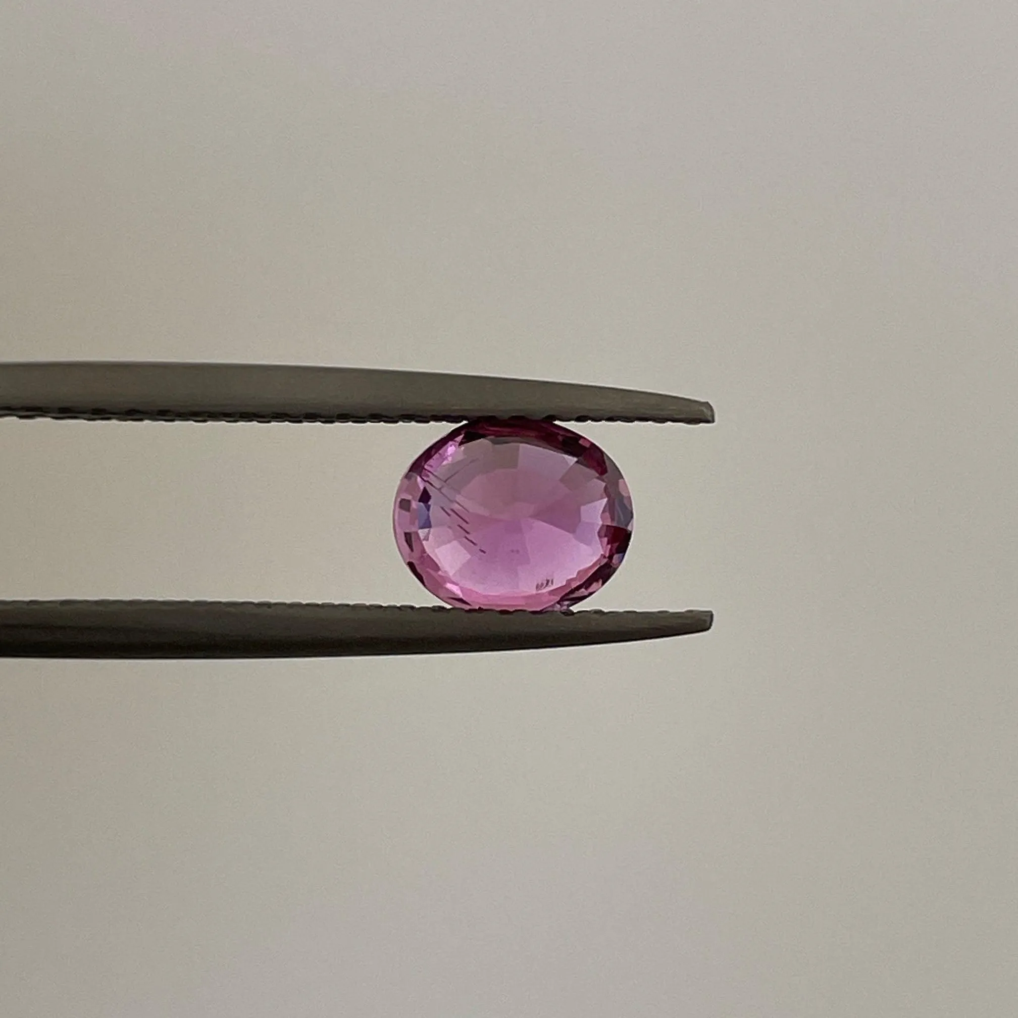 1.14 crt, Natural bubblegum pink sapphire, Oval Cut Engagement Rings,