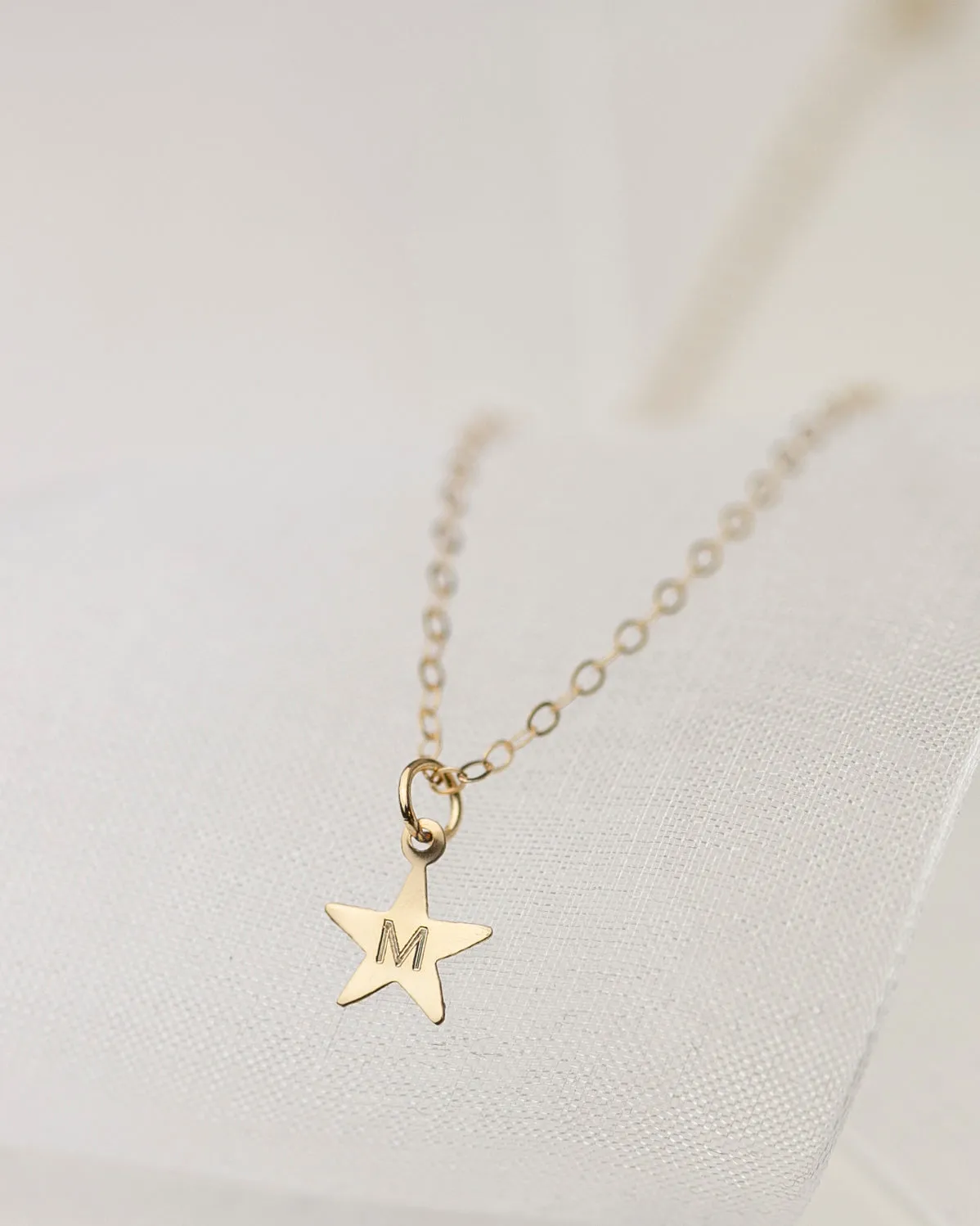 14K Gold Star Necklace