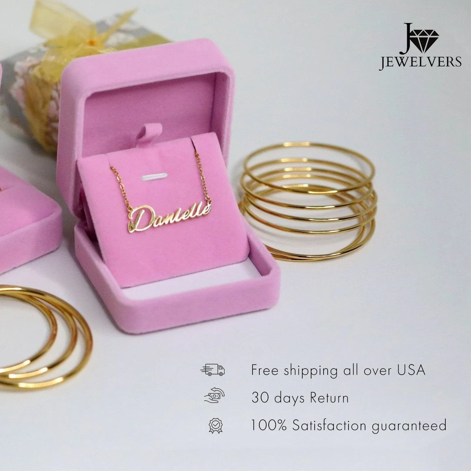 18K Gold-Filled Extra Large Rectangle Earrings