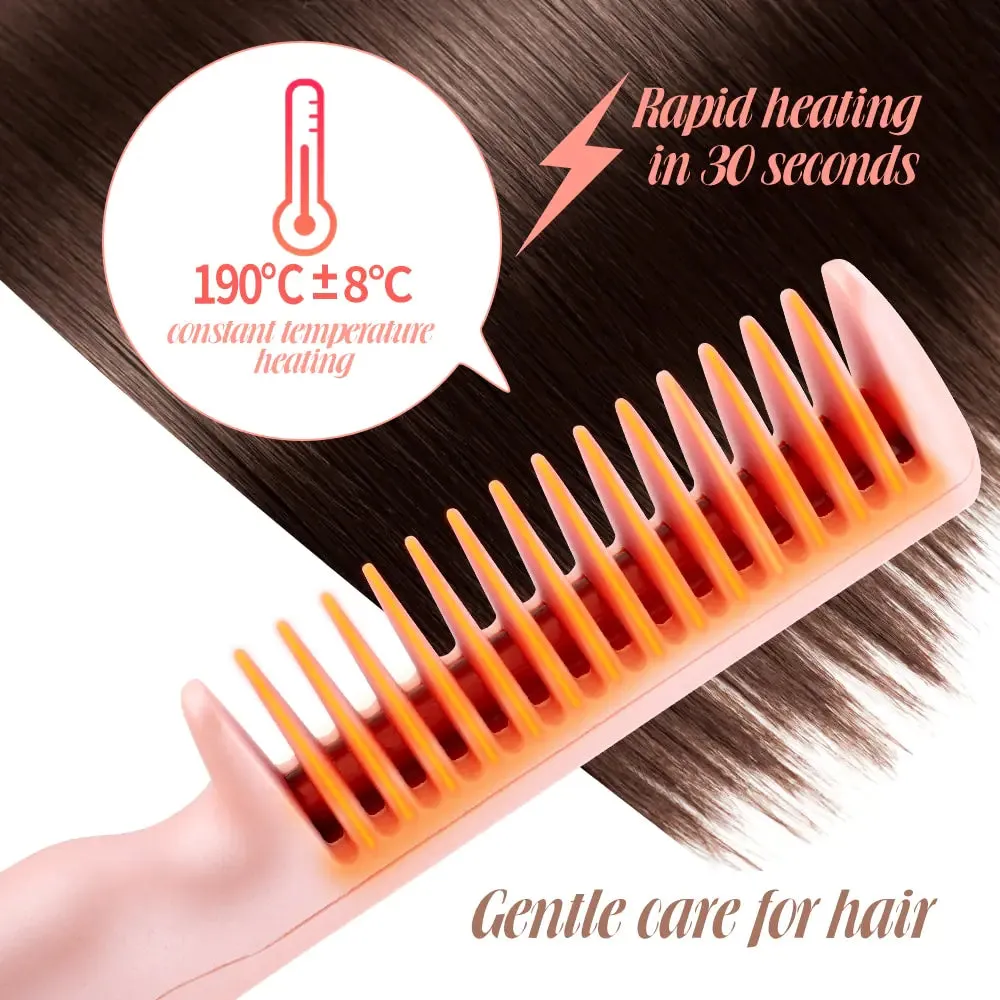 2 in 1 USB Heated Hair Comb