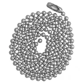 24" Nickel Plated Ball Chain