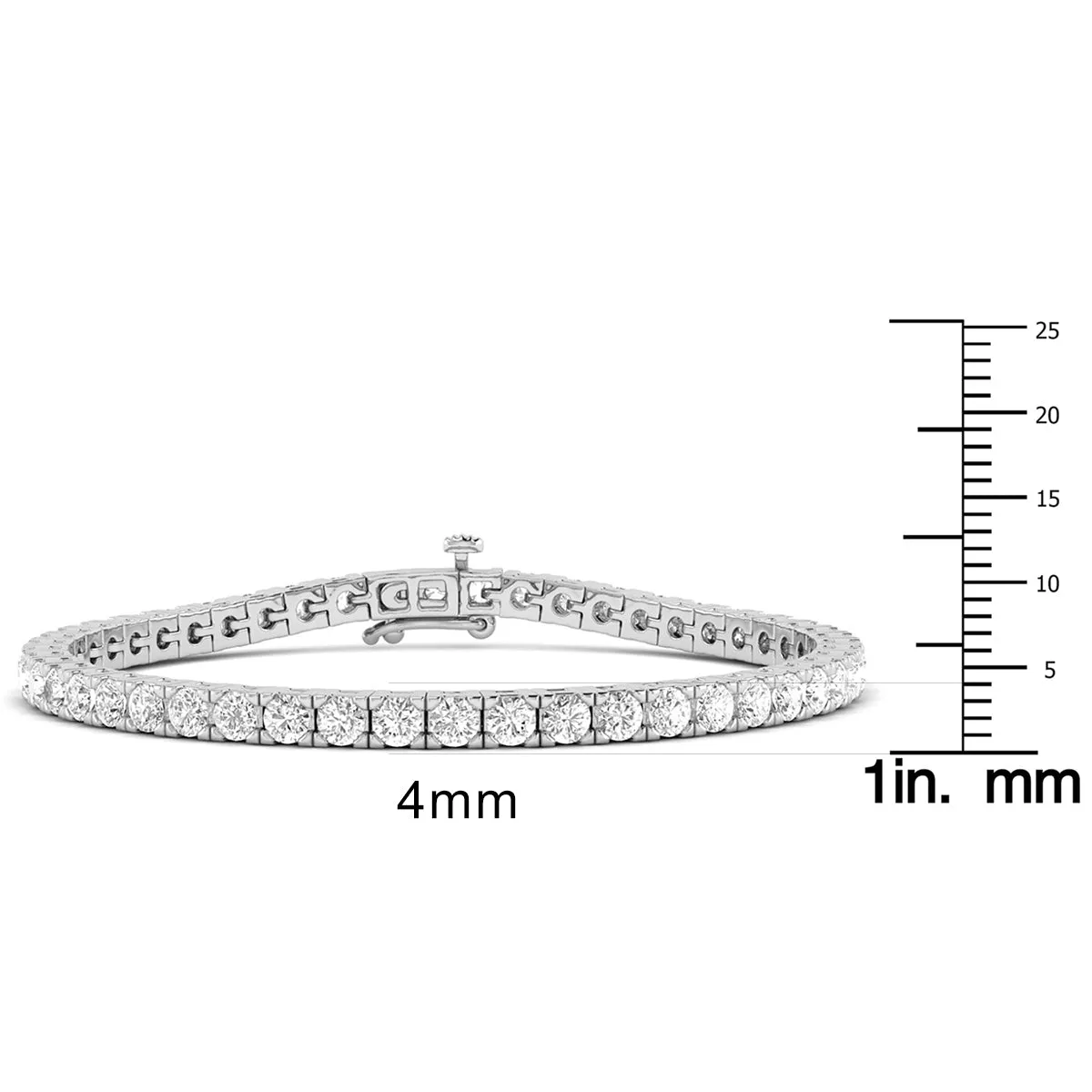 5 Carat Tw Classic Diamond Tennis Bracelet In 14K White Gold