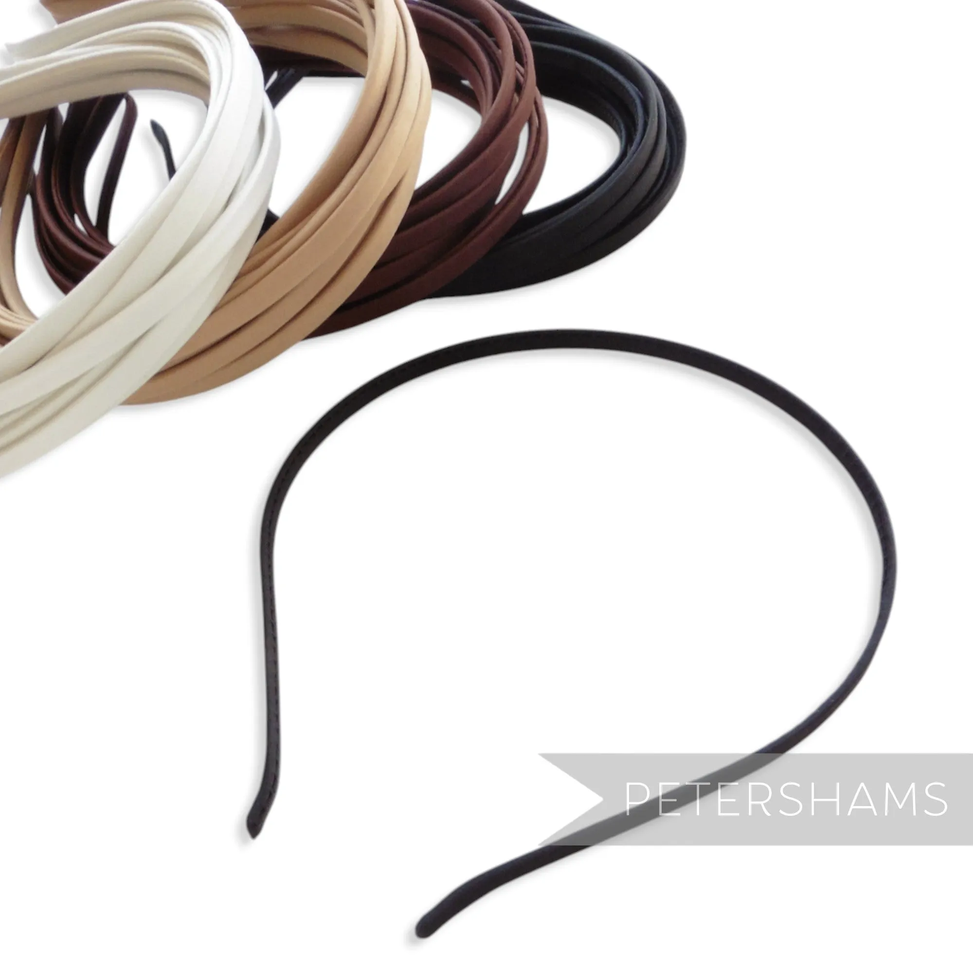 5mm Satin Covered Metal Headbands