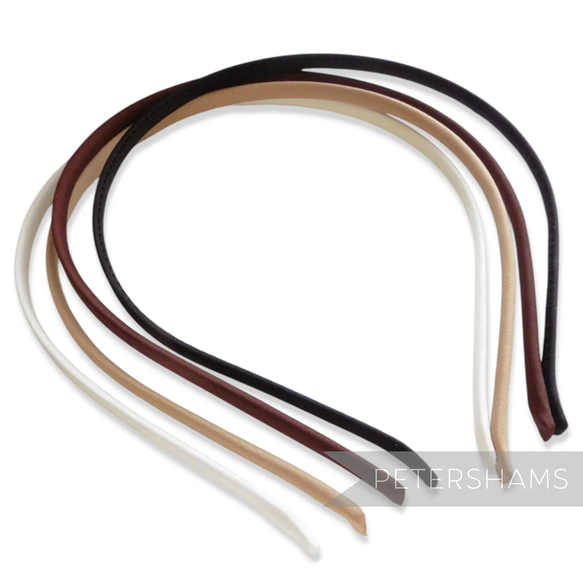 5mm Satin Covered Metal Headbands