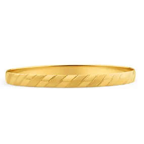 9ct Yellow Gold Divine Bangle