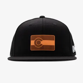 Aksels Laser Colorado Flag Snapback Hat