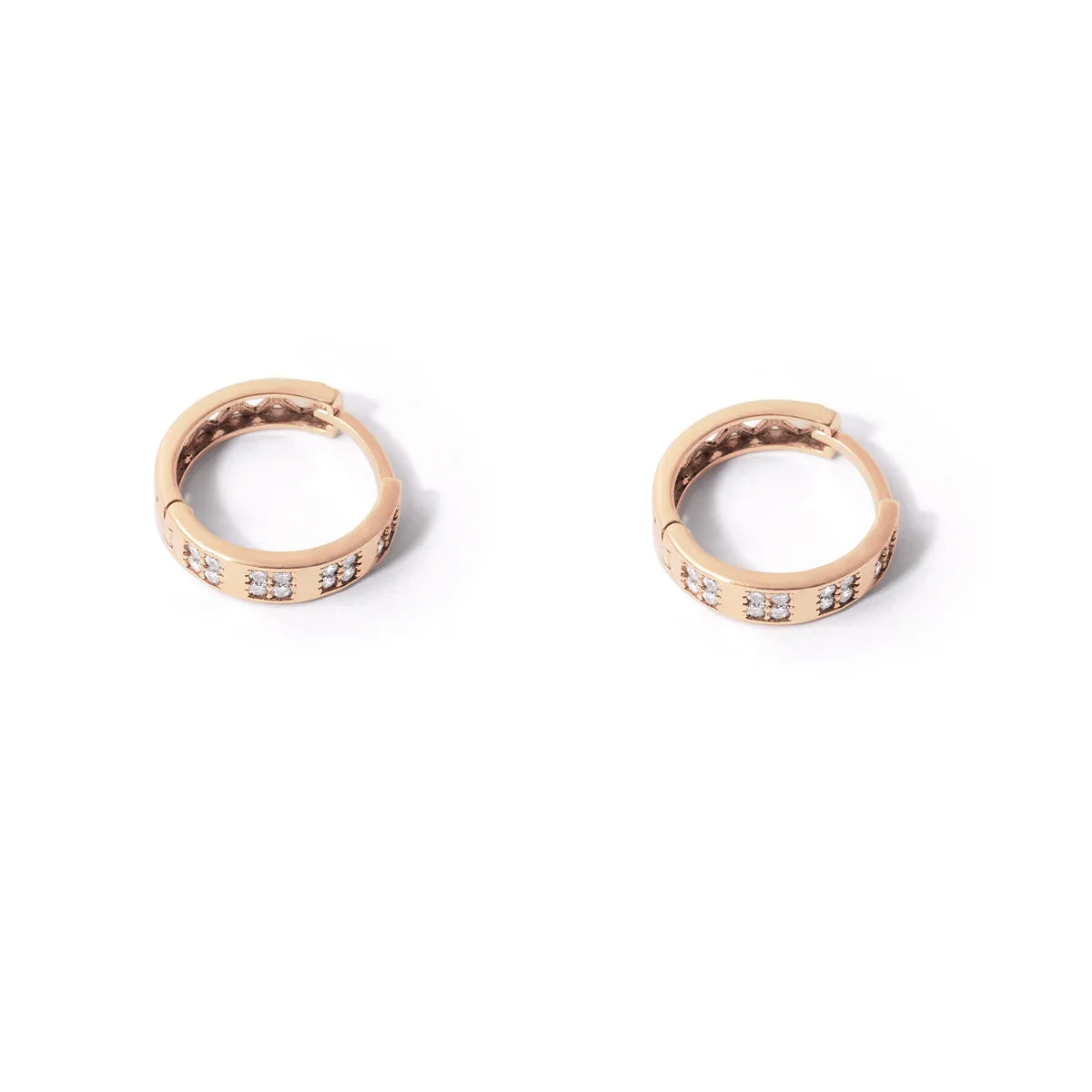 Alka Huggie Hoop Earrings