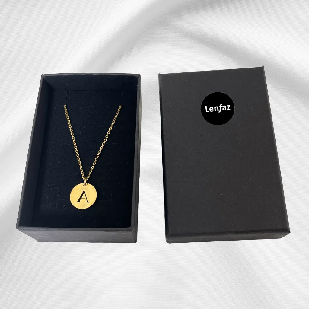 Alphabet Necklace Gold Plated - Letter C