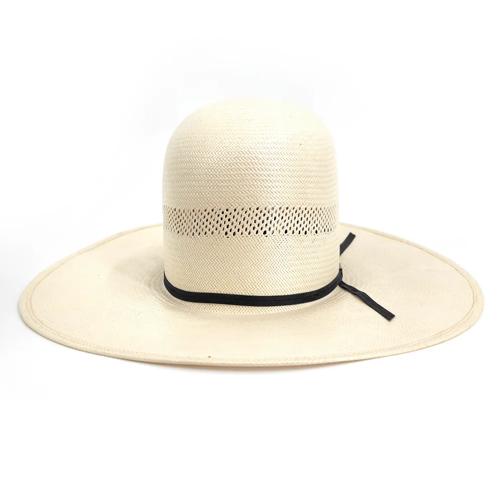 American Hat Company Straw Hat - 7104 S (Open Crown)