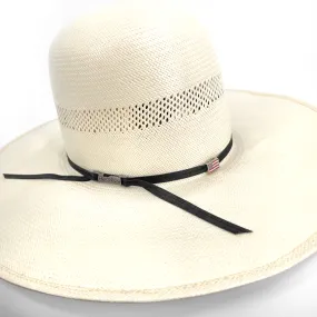 American Hat Company Straw Hat - 7104 S (Open Crown)