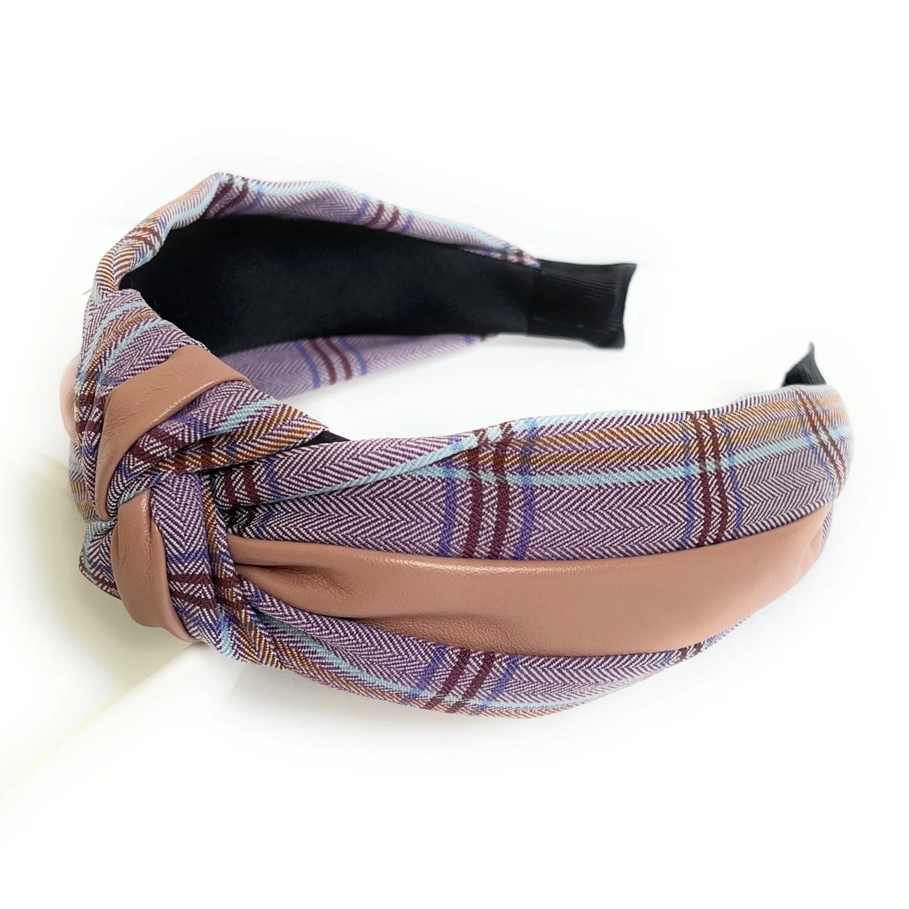 Ana Plaid Knot Headband