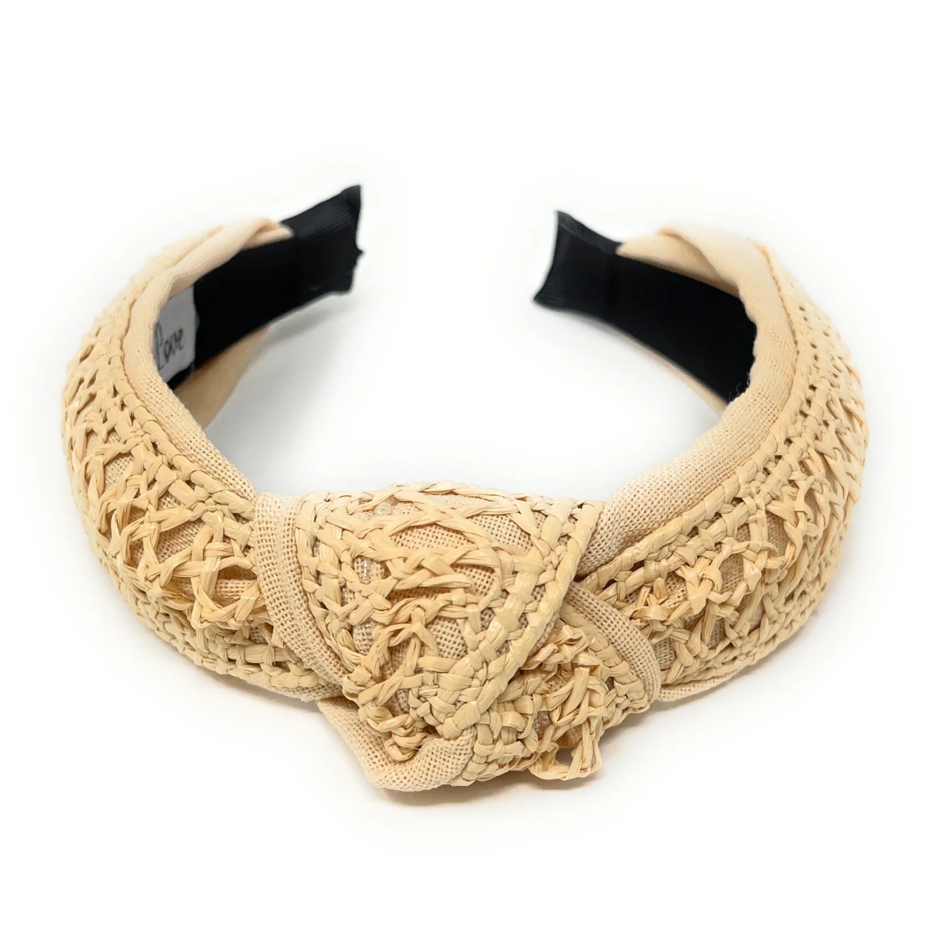 Ari Raffia Woven Top Knot Headband (more colors)