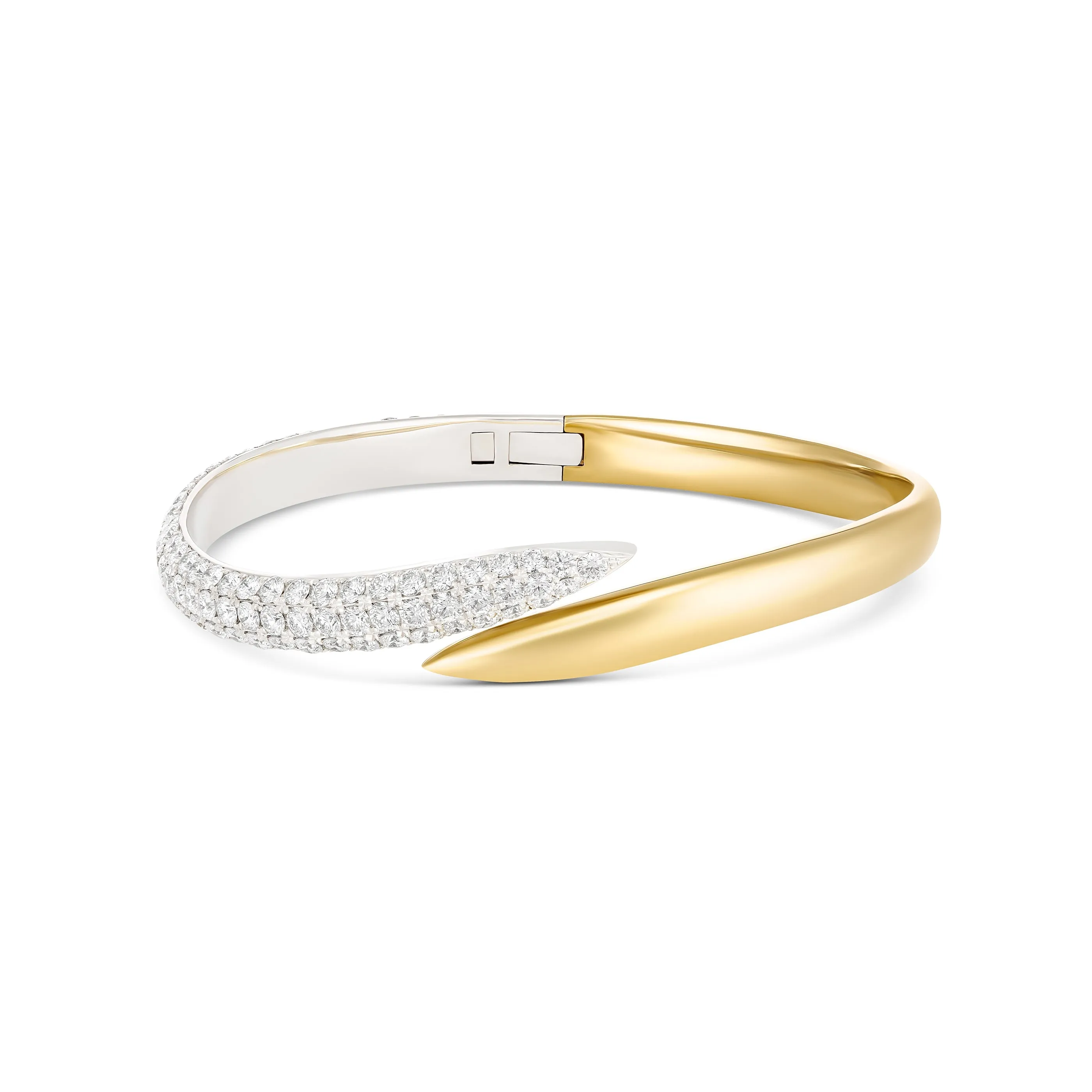 Artisan Two Tone Diamond Bangle