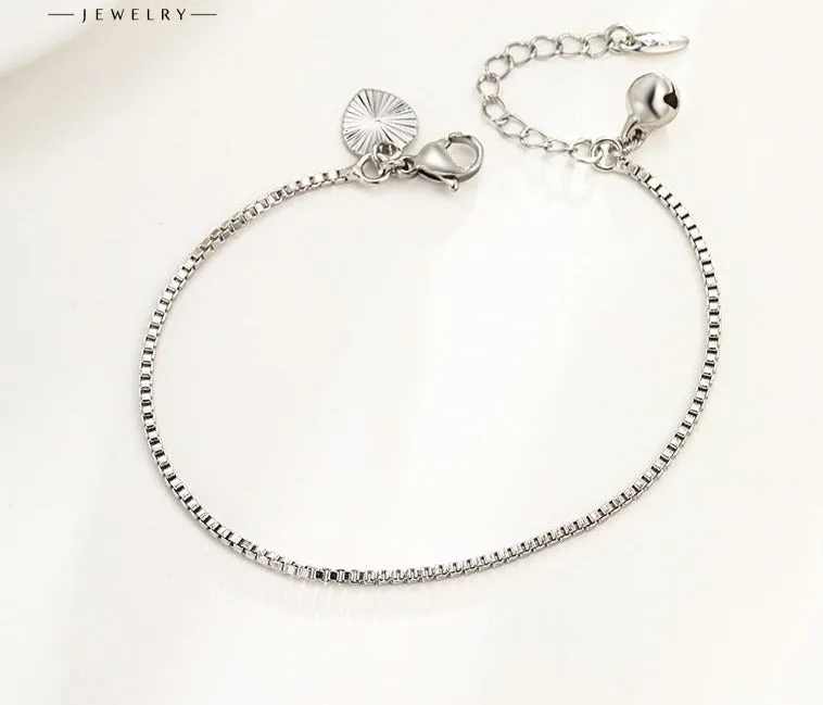 Beaded Bell Bracelet Sparkling Simple Small Ball Bracelet Fashion Ins Cold Style Hand Accessories