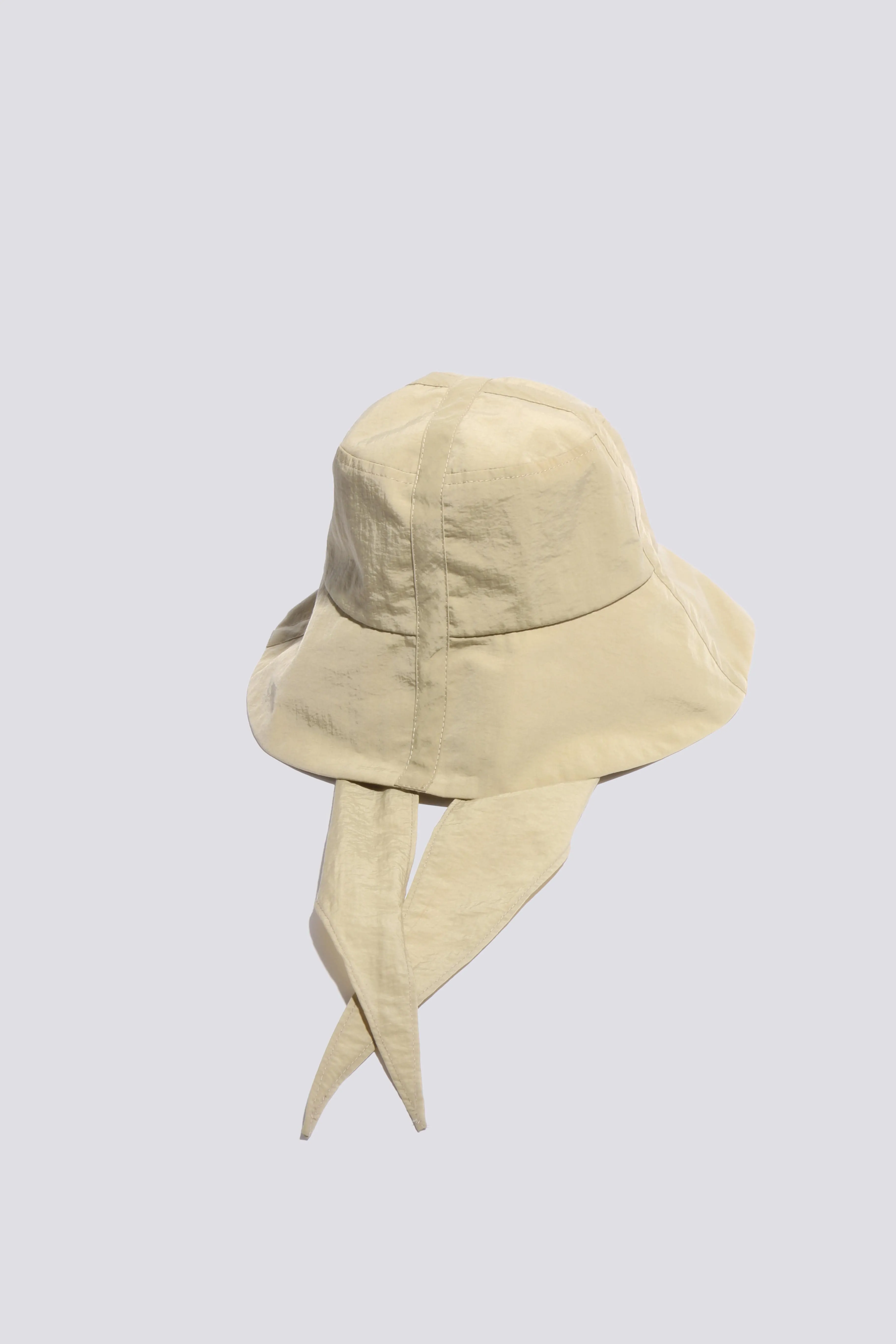 Beige Swim Bucket Hat