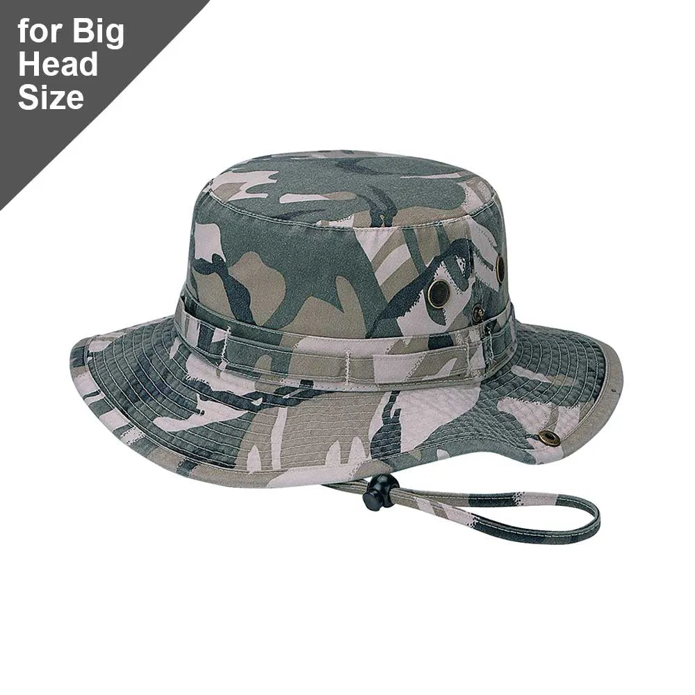 Big Head Camo Washed Twill Hunting Hat