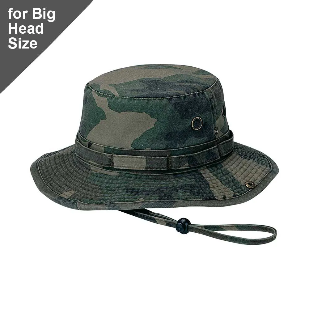 Big Head Camo Washed Twill Hunting Hat