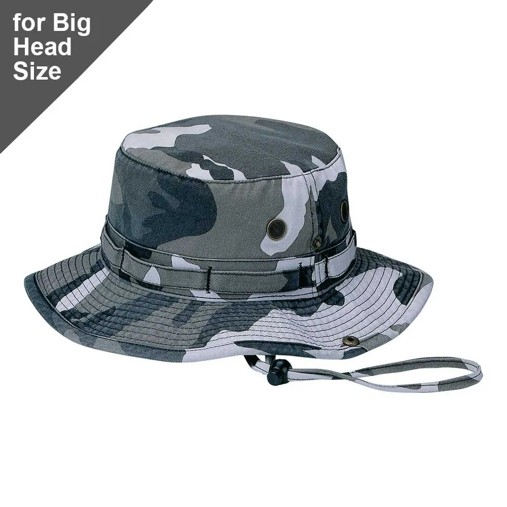 Big Head Camo Washed Twill Hunting Hat