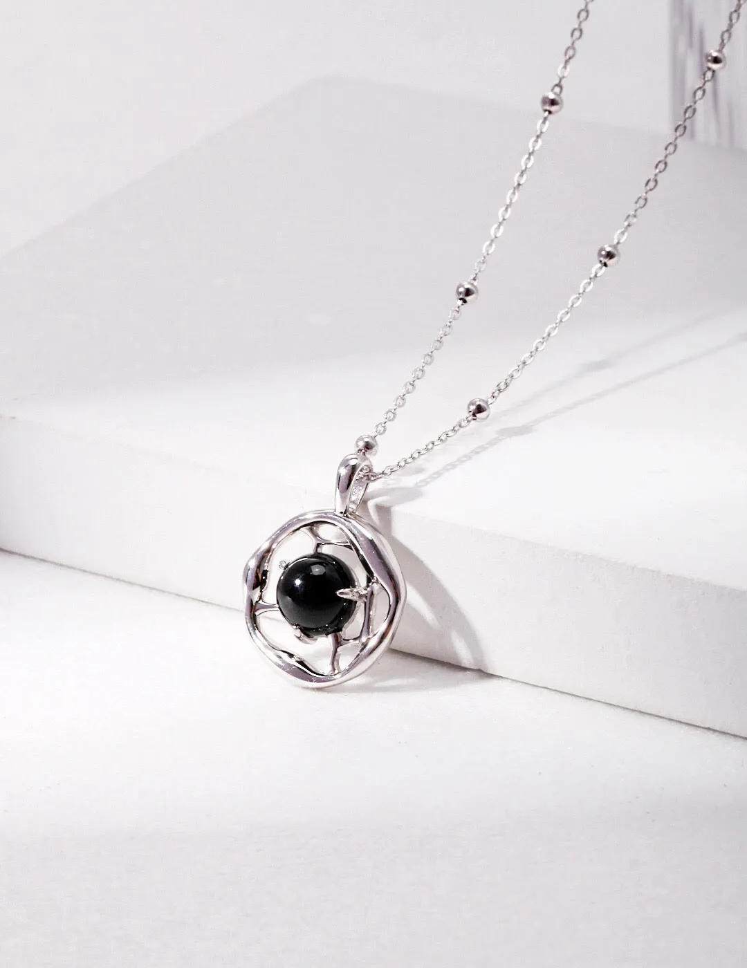 Black Onyx Pedant Necklace