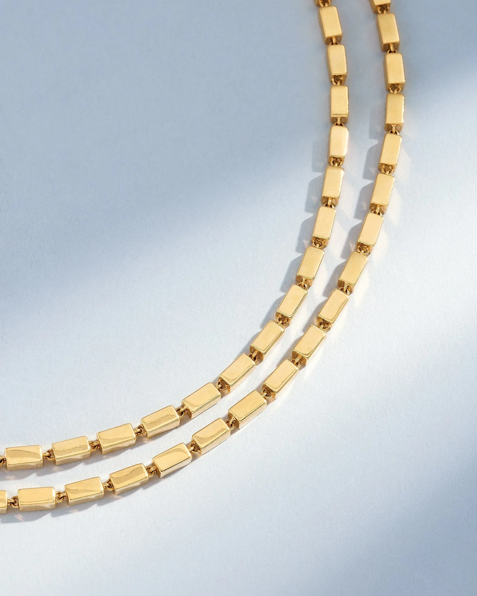 Block-Chain Thick Necklace