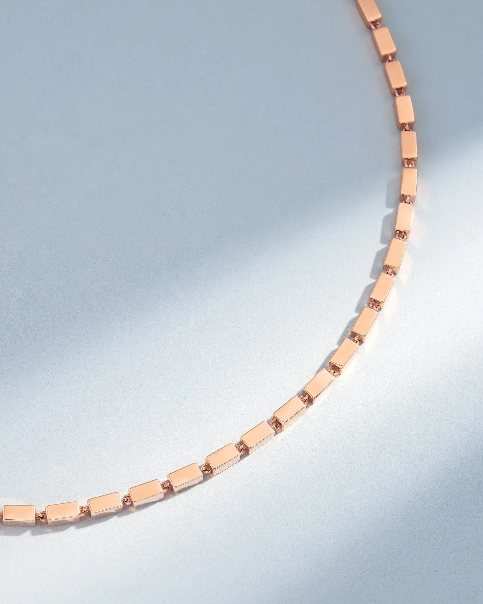 Block-Chain Thick Necklace