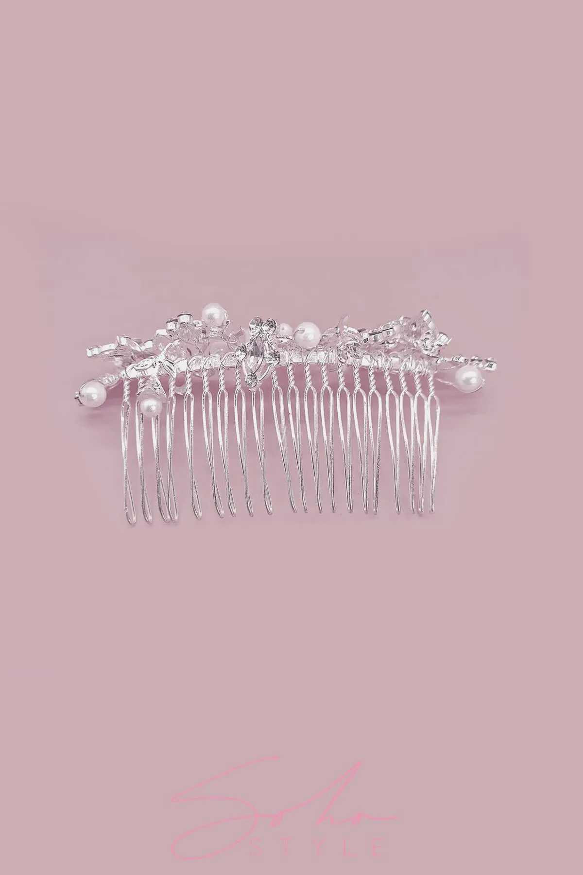 Blooming Spring Pearls Comb