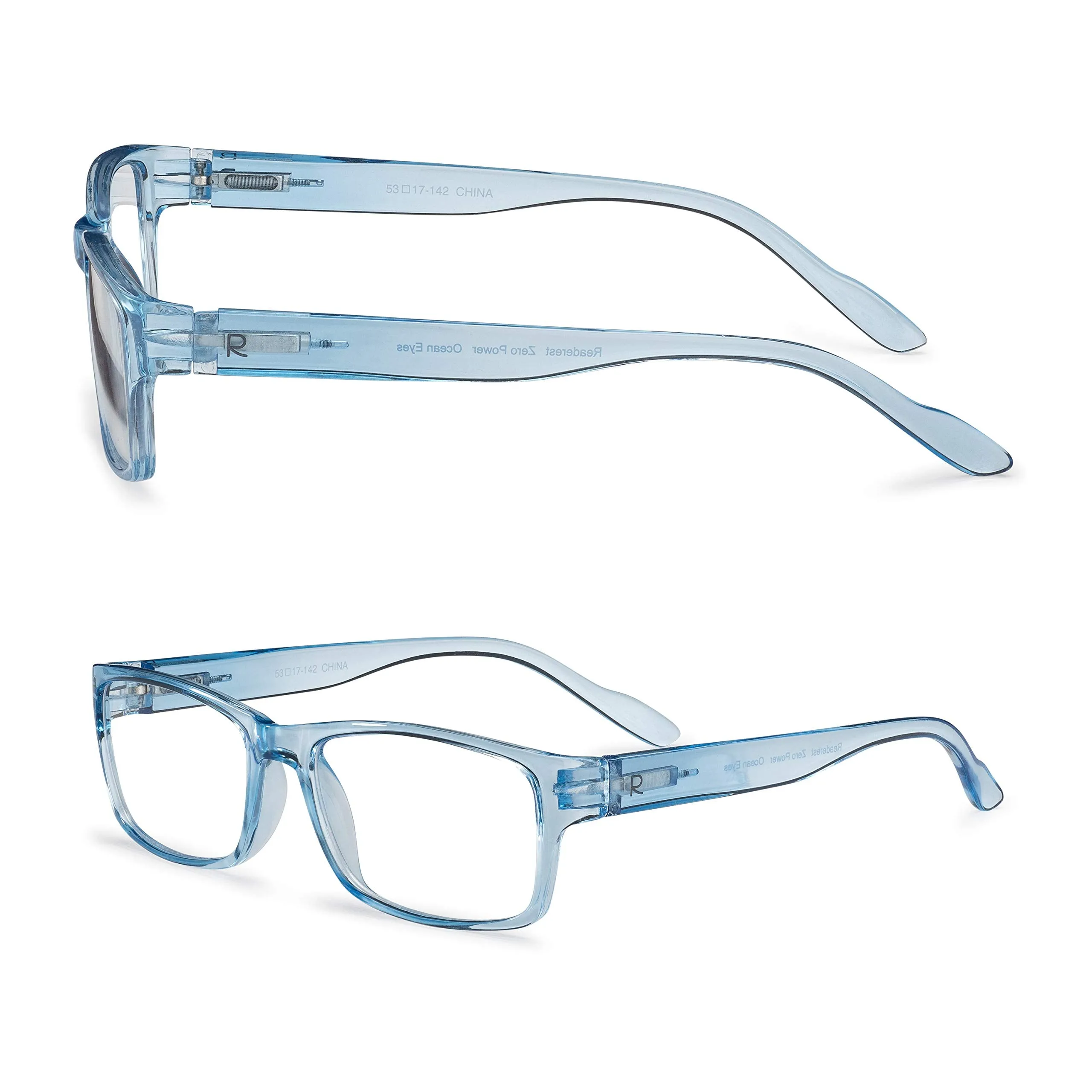 Blue-Light-Blocking-Reading-Glasses-Light-Blue-1-00-Magnification Anti Glare