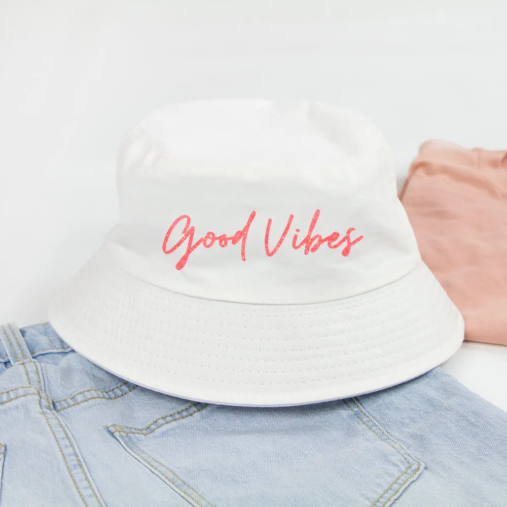 Bride Tribe, Good Vibes Bridal Shower Bucket Hat