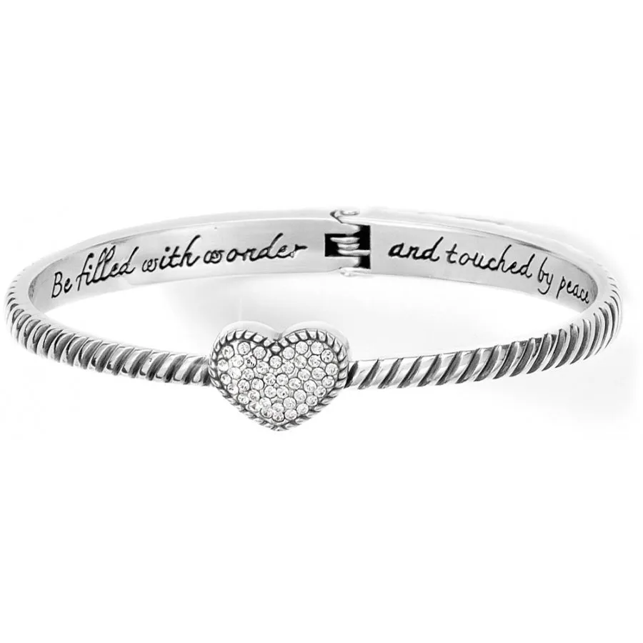 Brighton Celestia Heart Hinged Bangle