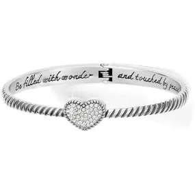 Brighton Celestia Heart Hinged Bangle