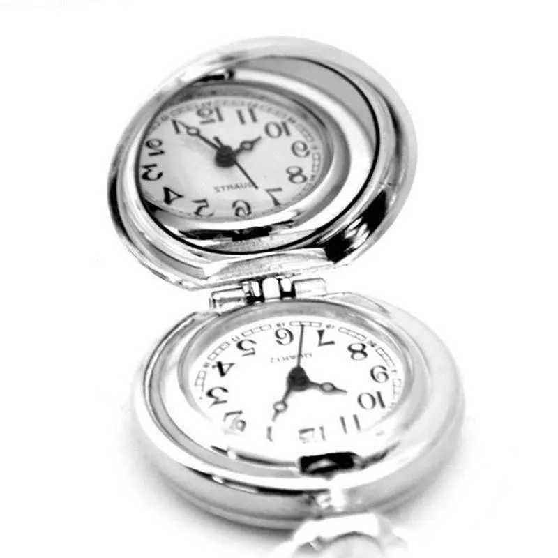 Bronco Enamel Mini Pocket Watch Necklace