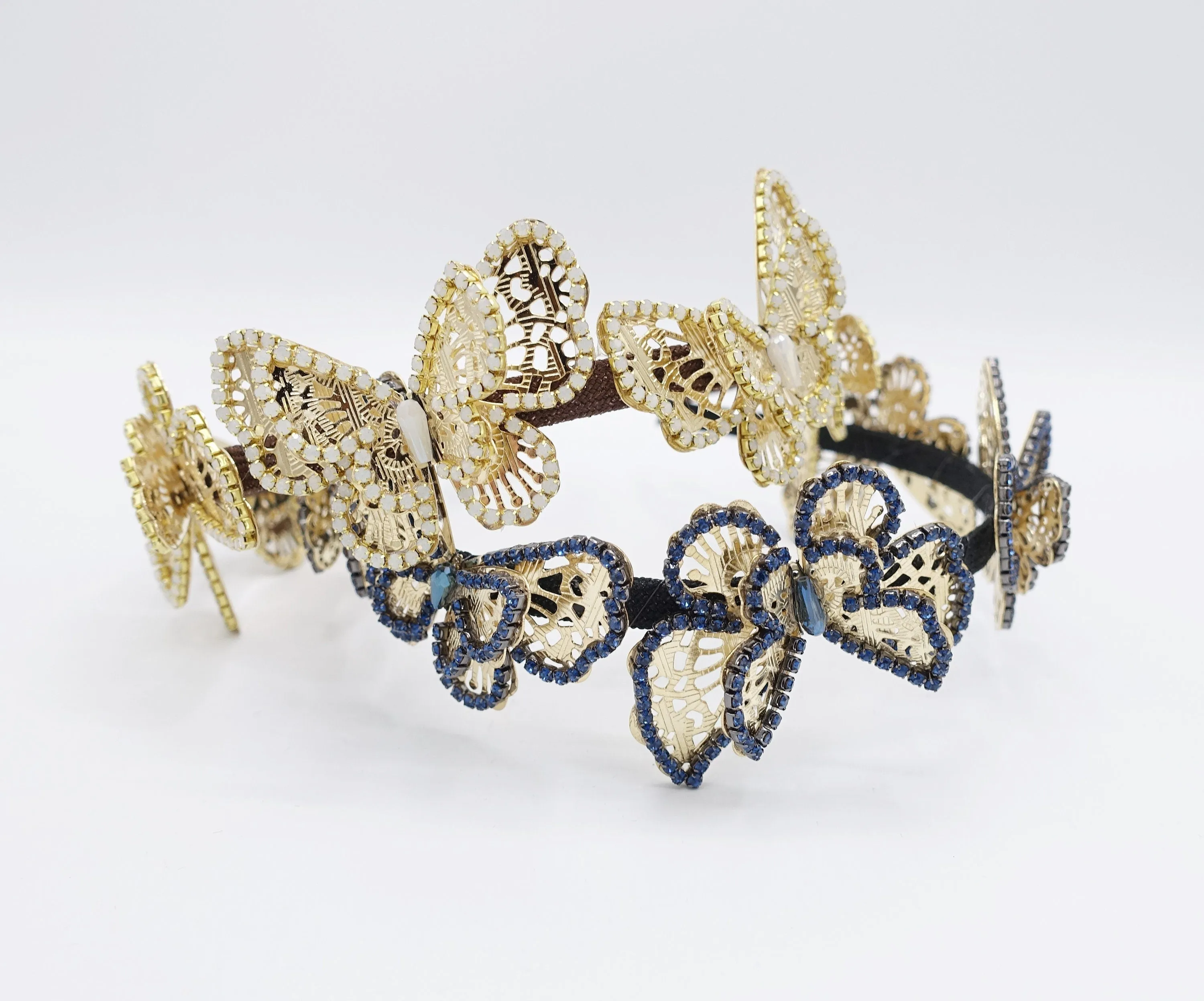 butterfly metal headband for women