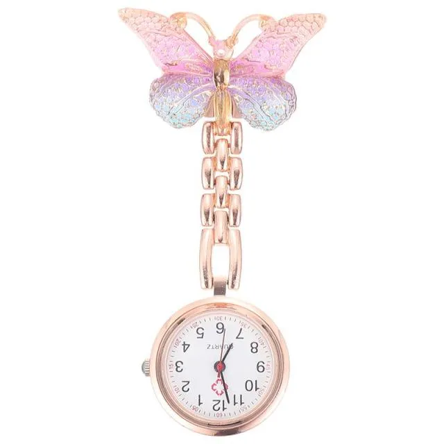 butterfly nurse fob watch