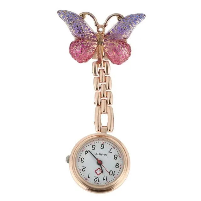 butterfly nurse fob watch