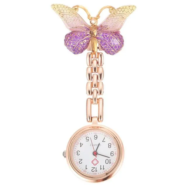 butterfly nurse fob watch