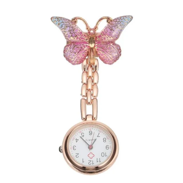 butterfly nurse fob watch