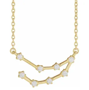 Capricorn Diamond Constellation Necklace