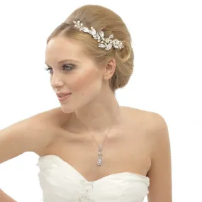 Caroline Crystal and Pearl Hair Comb