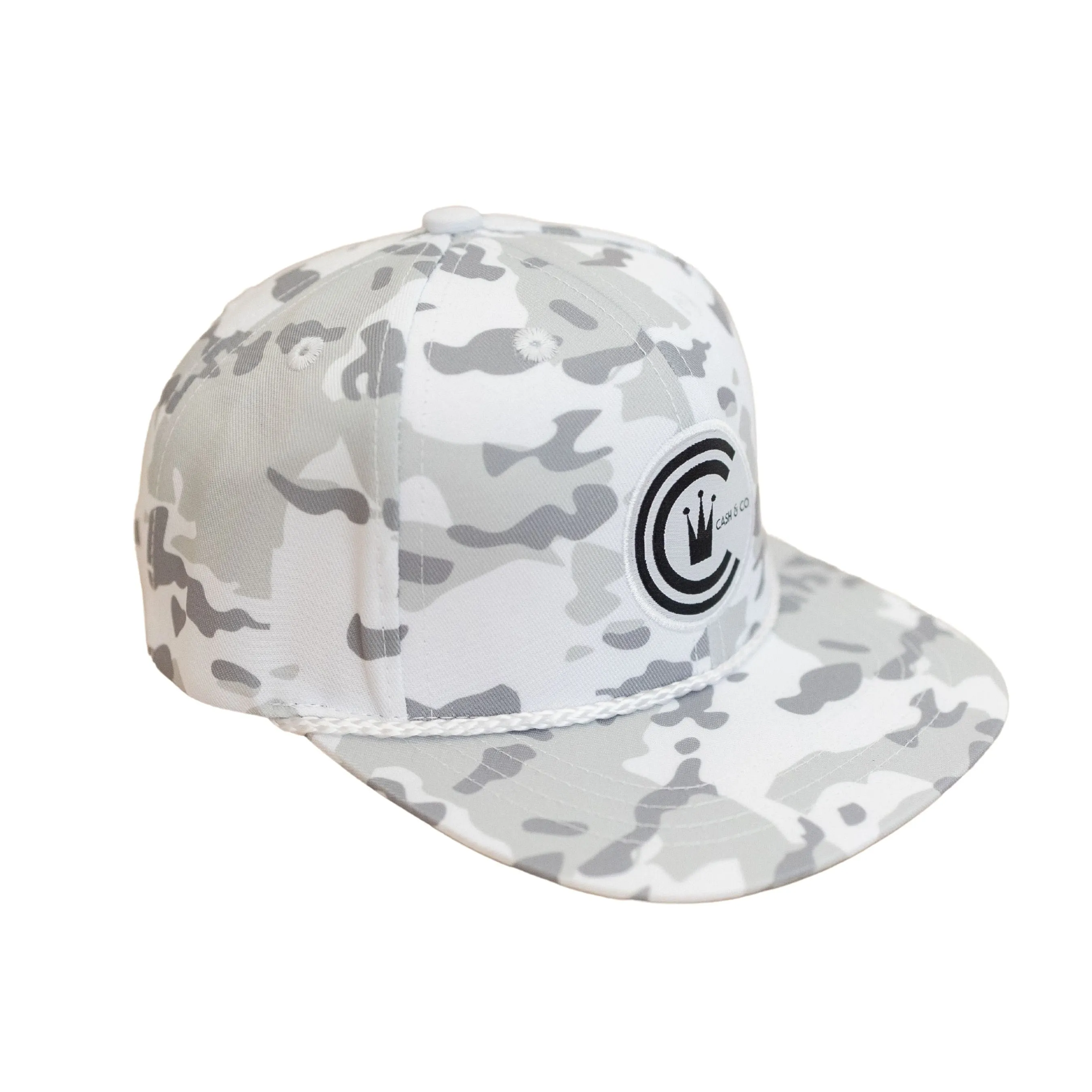 Cash & Co White Camo Hat