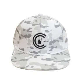 Cash & Co White Camo Hat