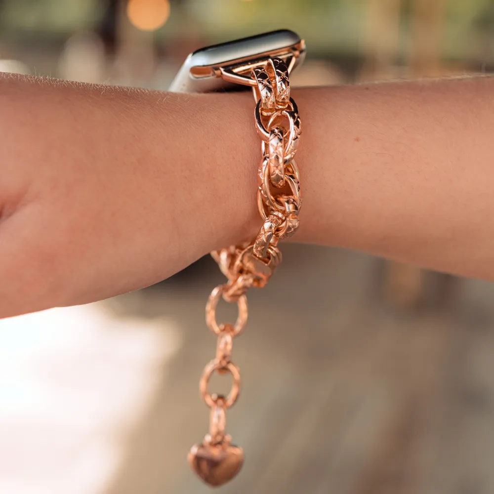 Chain Bracelet Apple Watch Strap - Rose Gold