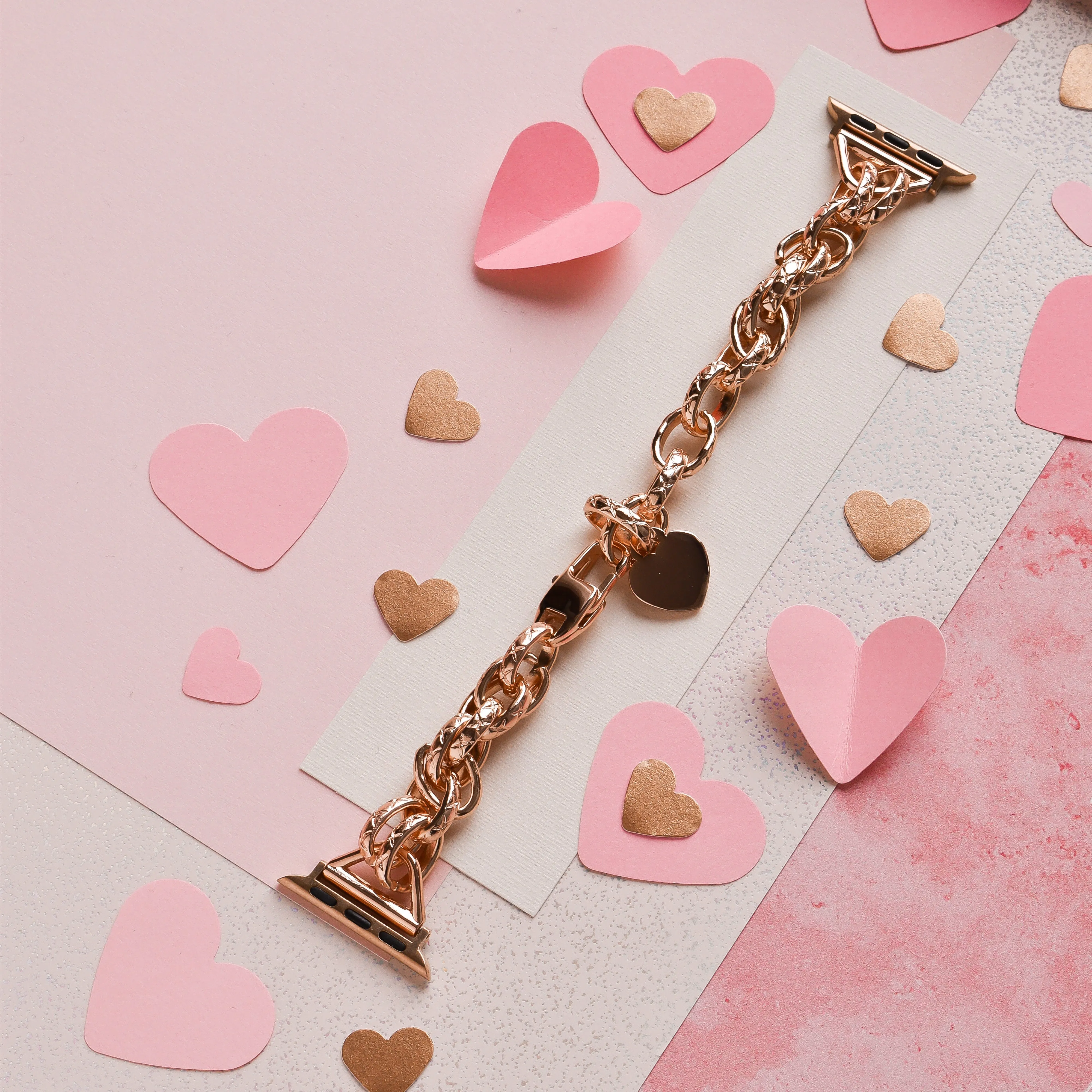 Chain Bracelet Apple Watch Strap - Rose Gold