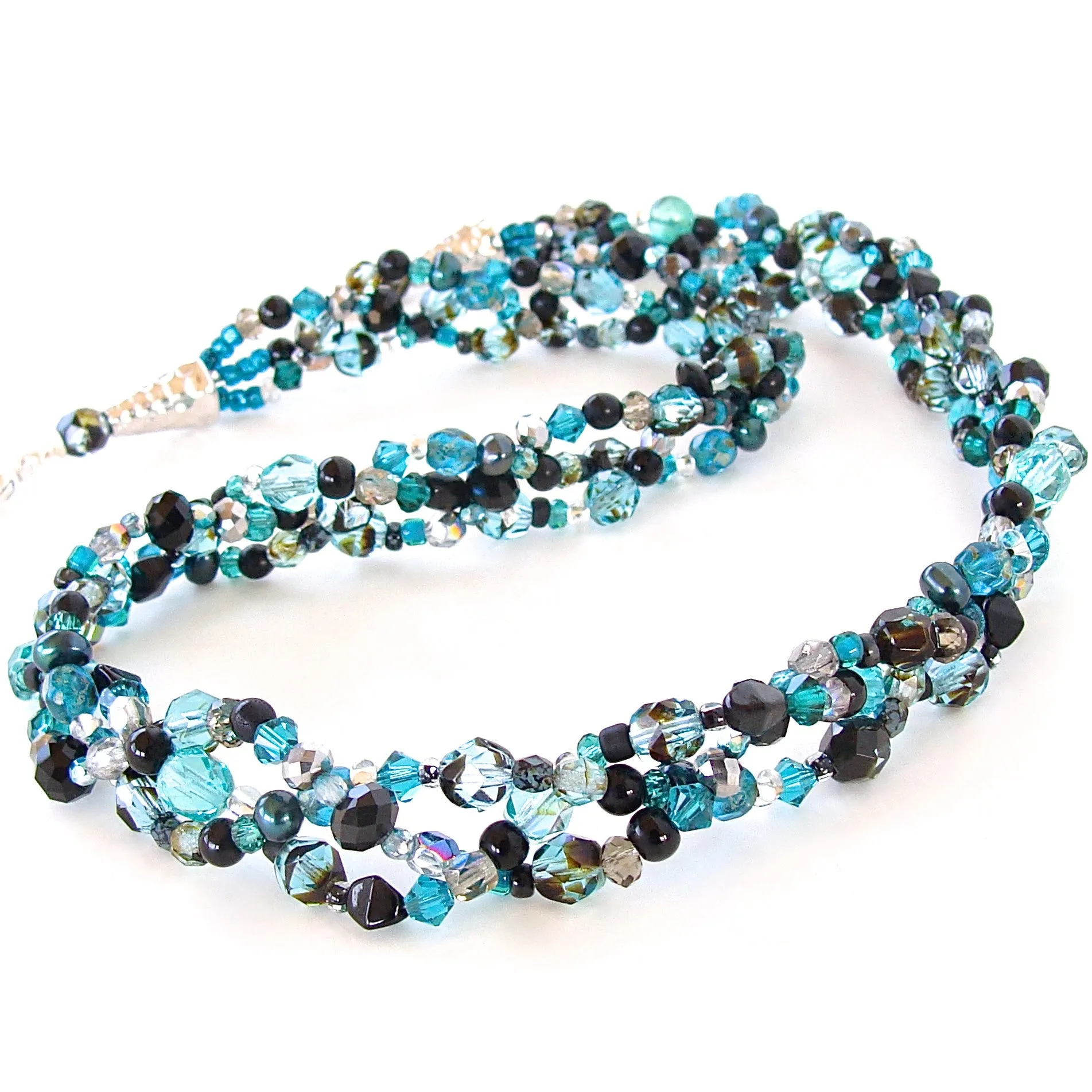 Chromis Matrix: Teal Crystal Necklace