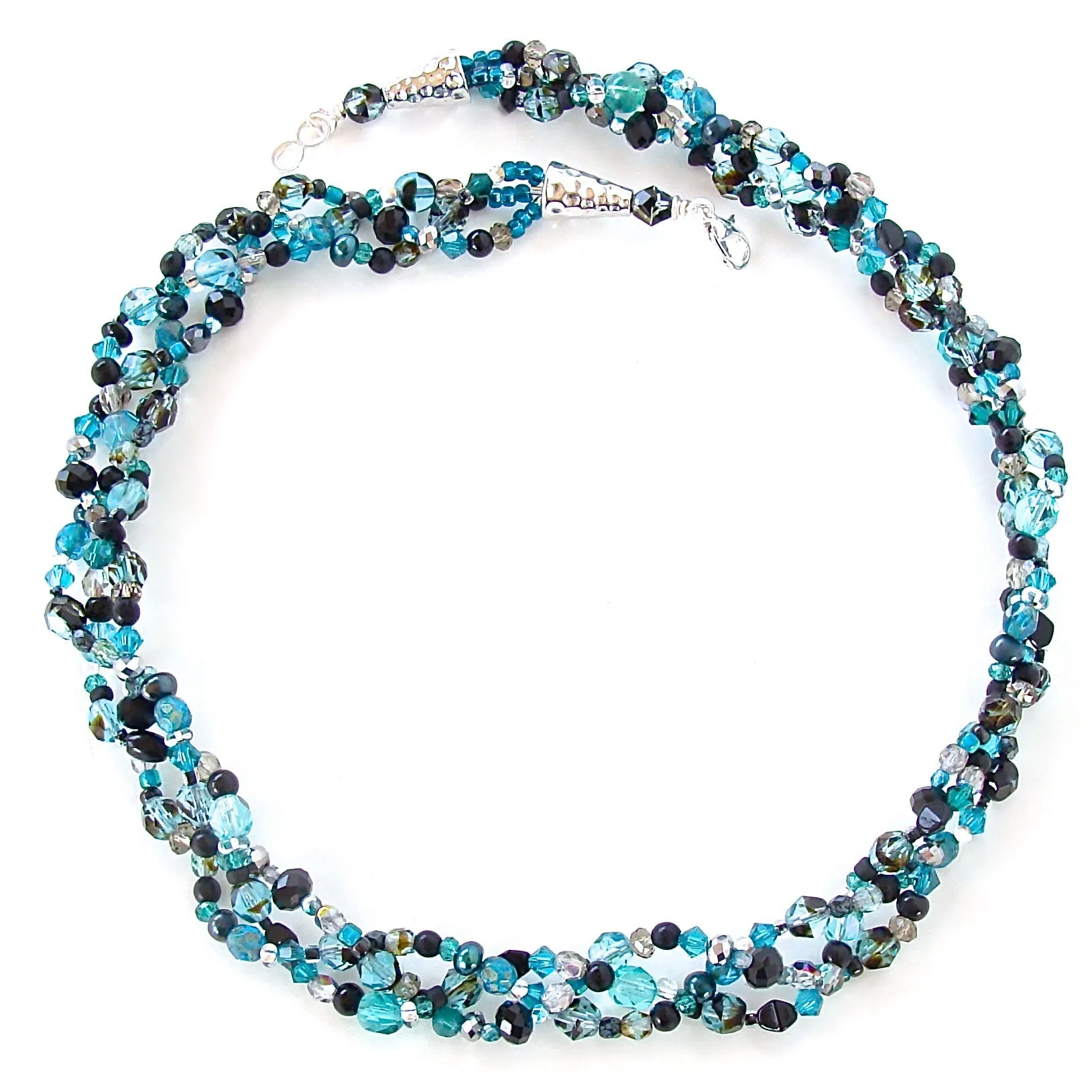 Chromis Matrix: Teal Crystal Necklace