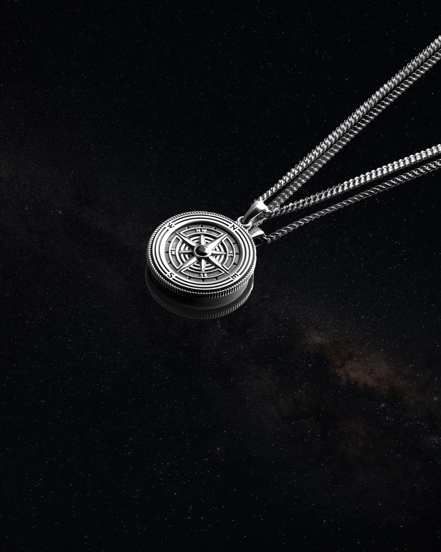 Compass Set - Sterling Silver