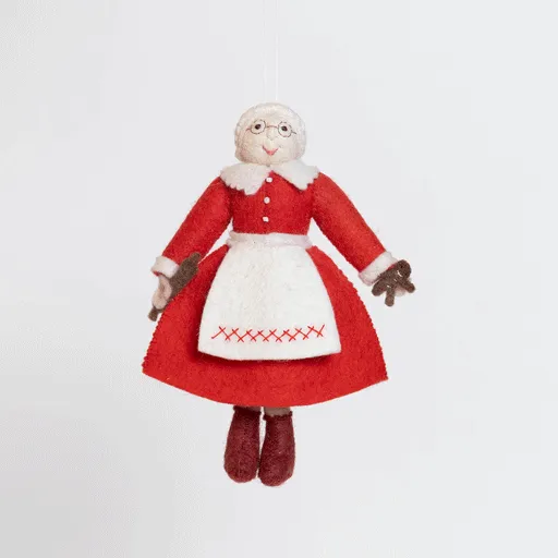 Cookie Baking Mrs. Claus Ornament