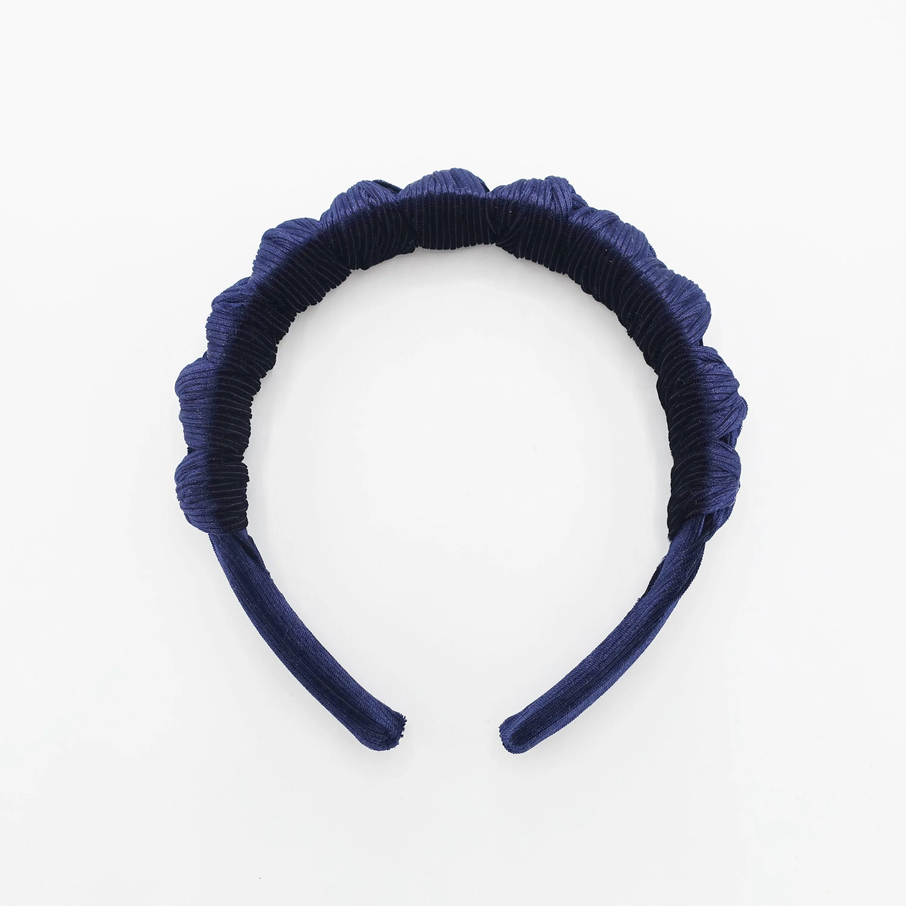 corduroy velvet multi top knot headband cute hairband for women